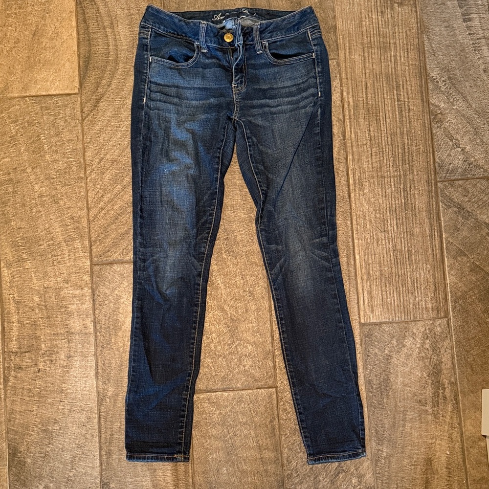 American Eagle Dark Blue Women's Jeans